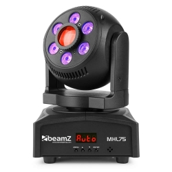 Hybrydowa ruchoma głowa LED BeamZ MHL75 - Spot (30W) / Wash (6x 8W)